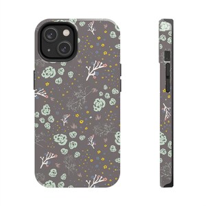 floral tough iPhone case, cute iPhone case, iPhone 7, 8, X, 11, 12, 13, 14, Small Flowers Phone Accessories, Iphone 14 Pro Max  Designer