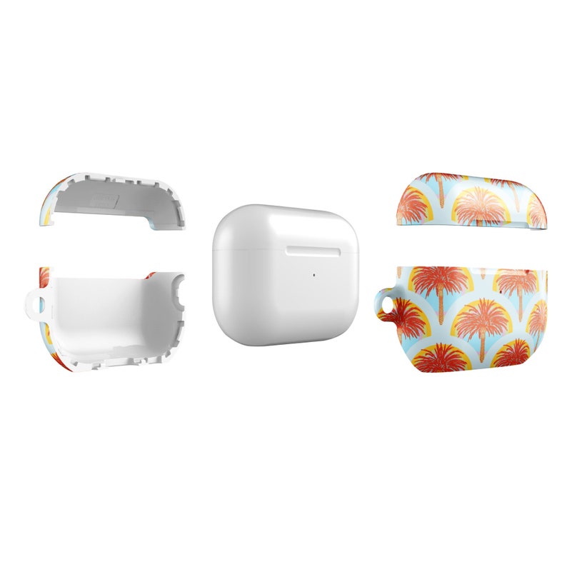 Tropical Sunrise Airpods Case, Palm Tree Sunset Pro 2, 3rd Generation ...