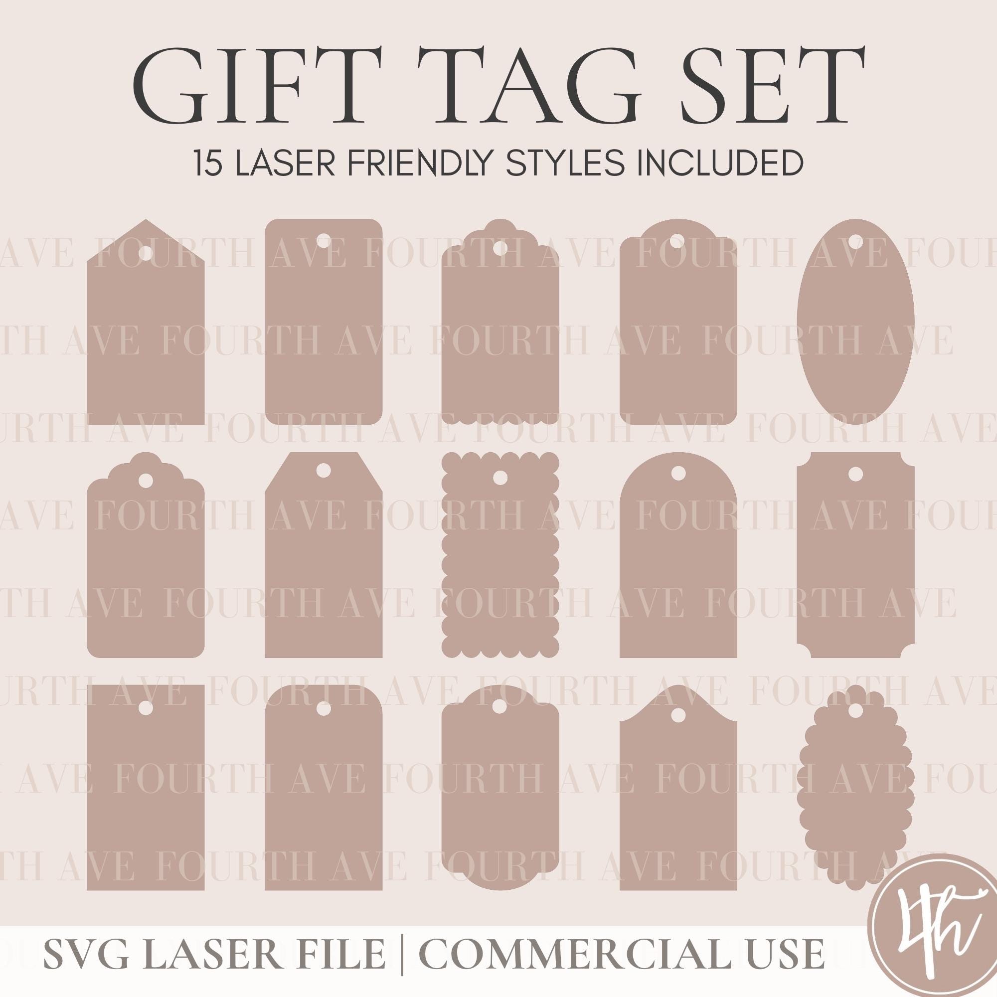 Gift Tag SVG Laser Ready | Wedding Sign Svg | Laser File Blanks SVG ...