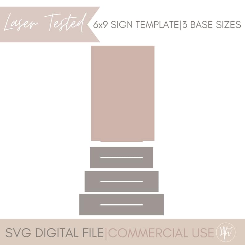 6x9 Rectangle Sign Template SVG | Table Numbers Sign Svg | Wedding Sign ...