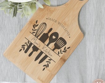 Mother Day Cutting Board SVG File | Made with love svg | Cutting Board SVG File | Glowforge | Cut Files | Digital Download