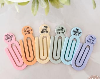Jumbo Paper Clips Teacher Gift svg | Teacher Gift SVG | Daycare worker gift svg | Laser Files |Glowforge SVG | Teacher Appreciation