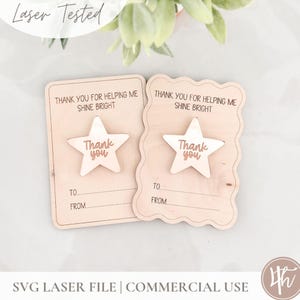 Aimant de professeur - Shine Bright - Grand SVG | Cadeau d'employée de garderie svg | Fichiers laser | Forgelumineuse| Cadeau étudiant |  Personnalisé | Cadeau éducateur