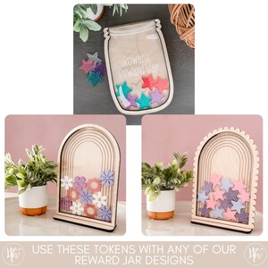 Daisy Reward Jar Tokens| Reward Jar SVG | Kids Reward Chart | Teacher ...
