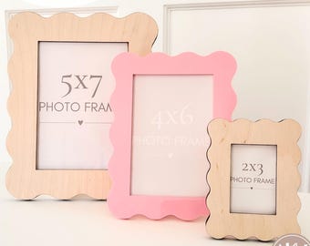 Scalloped Photo Frame Bundle SVG | Magnetic Photo Frame svg | Laser Picture Frame svg | Glowforge svg | Laser Files |
