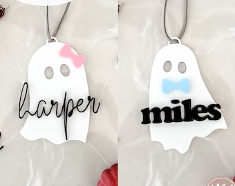 SVG Ghost Basket Tag | SVG Boo Basket Tag| Personalized Boo Basket Tag | Custom Halloween Tag | Glowforge SVG | Laser File