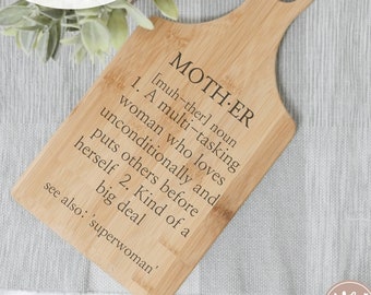 Mother Definition Cutting Board SVG File | Glowforge (Digital Download)