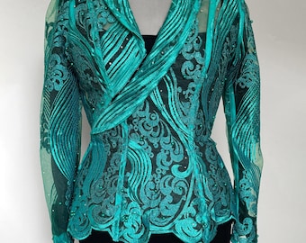 The Philodendron Lace Blazer, Size Medium
