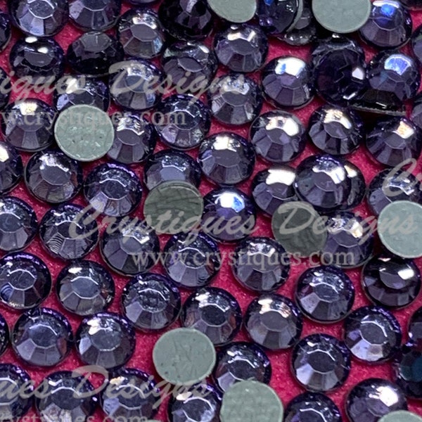 Premium Korean HOTFIX Tanzanite (purple) Rhinestones-Rhinestone Craft Supplies-Do It Yourself DIY- 6ss or 10ss sizes - Wholesale Rhinestones