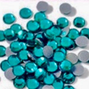 Premium Korean HOTFIX Blue Zircon Rhinestones-Rhinestone Craft Supplies-Do It Yourself DIY- 6ss or 10ss sizes - Wholesale Rhinestones