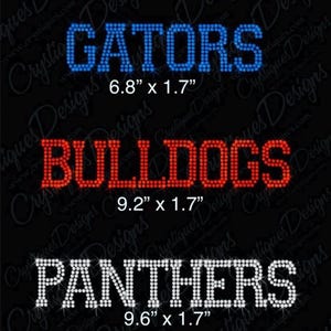 Collegiate Rhinestone Bling font, Iron-on Rhinestone Letters, Rhinestone Transfers,  DIY Rhinestone Bling.