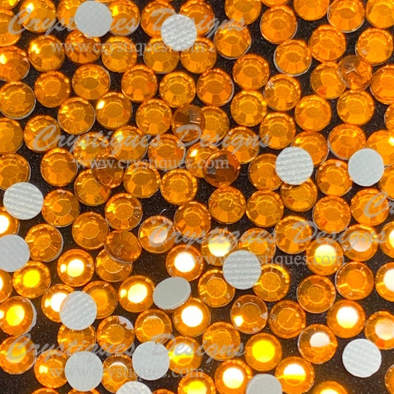 Premium Korean HOTFIX Orange sun Rhinestones-rhinestone Craft