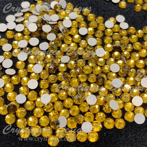 Premium Korean HOTFIX Light Topaz Rhinestones-rhinestone Craft