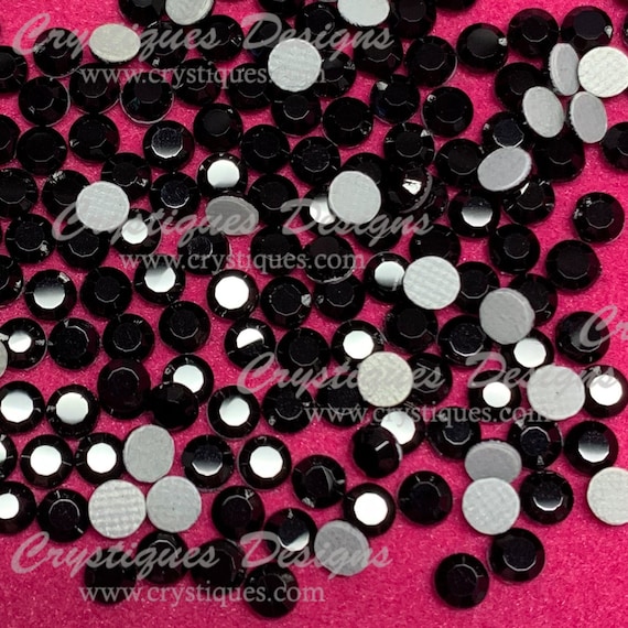 Jet Black Rhinestones