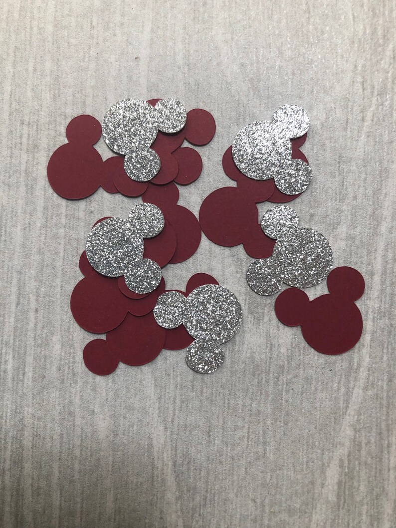 Mickey Mouse Confetti Disney Confetti Mickey Table Confetti Etsy