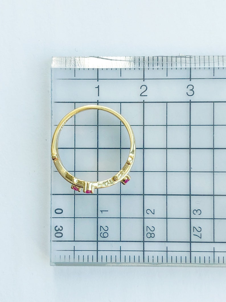 Ruby Branchy Ring Ruby Ring Gold Sterling Silver Inspirational Gift Gift for Mom Gift for Her
