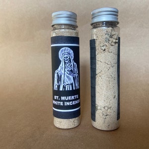 Witte Santisima Muerte-wierook 'voor alle doeleinden' en devotional
