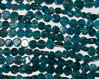 Top Quality 40 cm Length 20 MM Neon Apatite Coins 100/% Natural Beads- Neon Apatite Shape Beads