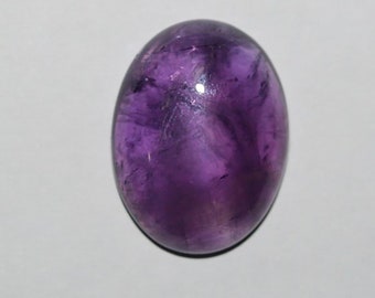 2 Pcs Lot Amethyst Oval Cabochon 20x15mm. (2 pcs.)