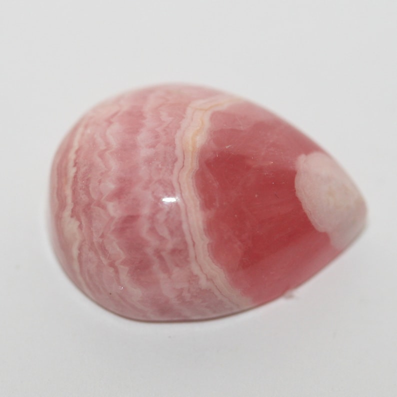 Rhodochrosite Drop Cabochon 18x14mm 18.2ct Top Quality Natural Gemstone Jewelry