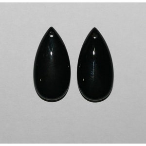 Onyx Smooth Drop Hanger (1 paar) 30x15mm.