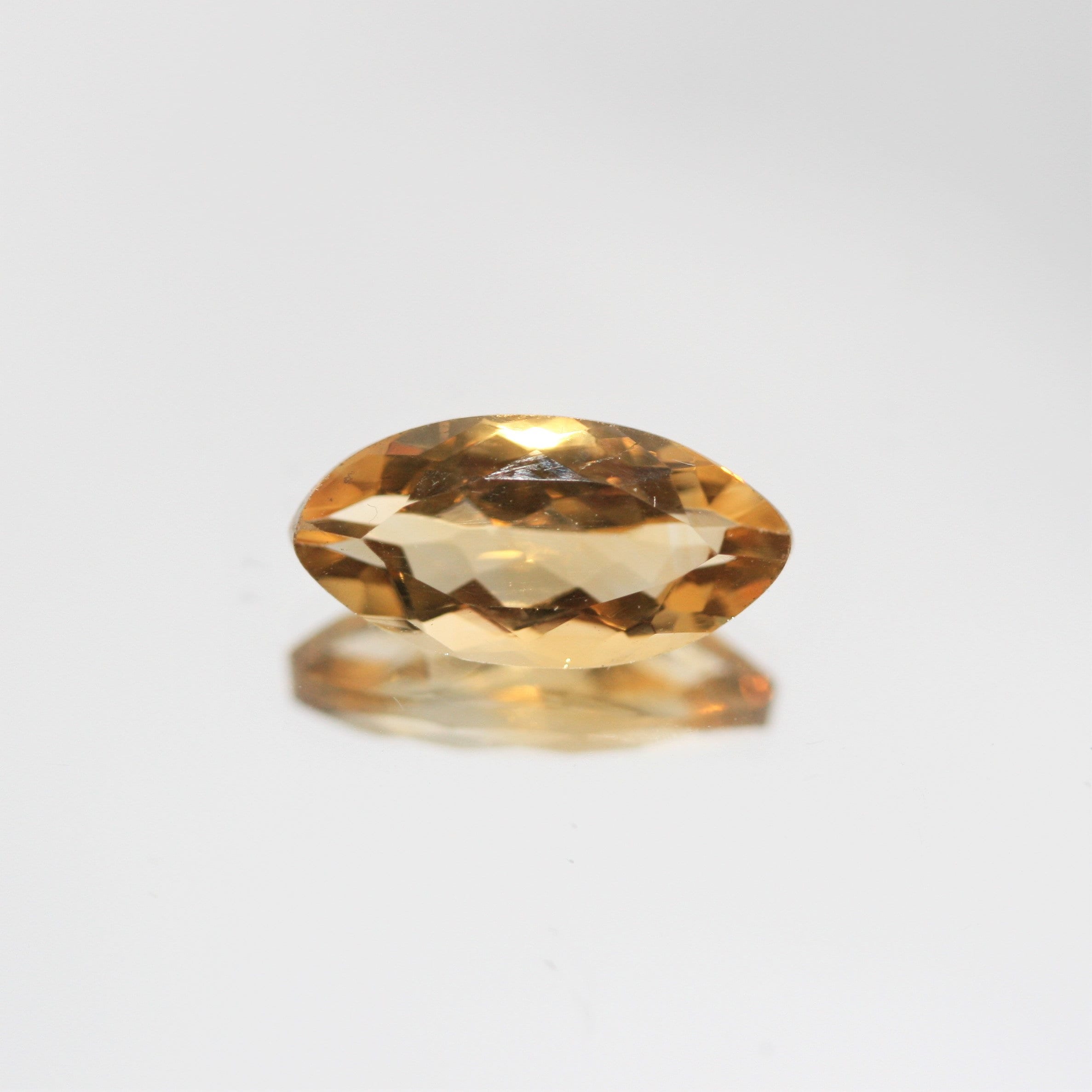 シトリン ファセット マーキスカット 12 x 6 mm (1.73 カラット