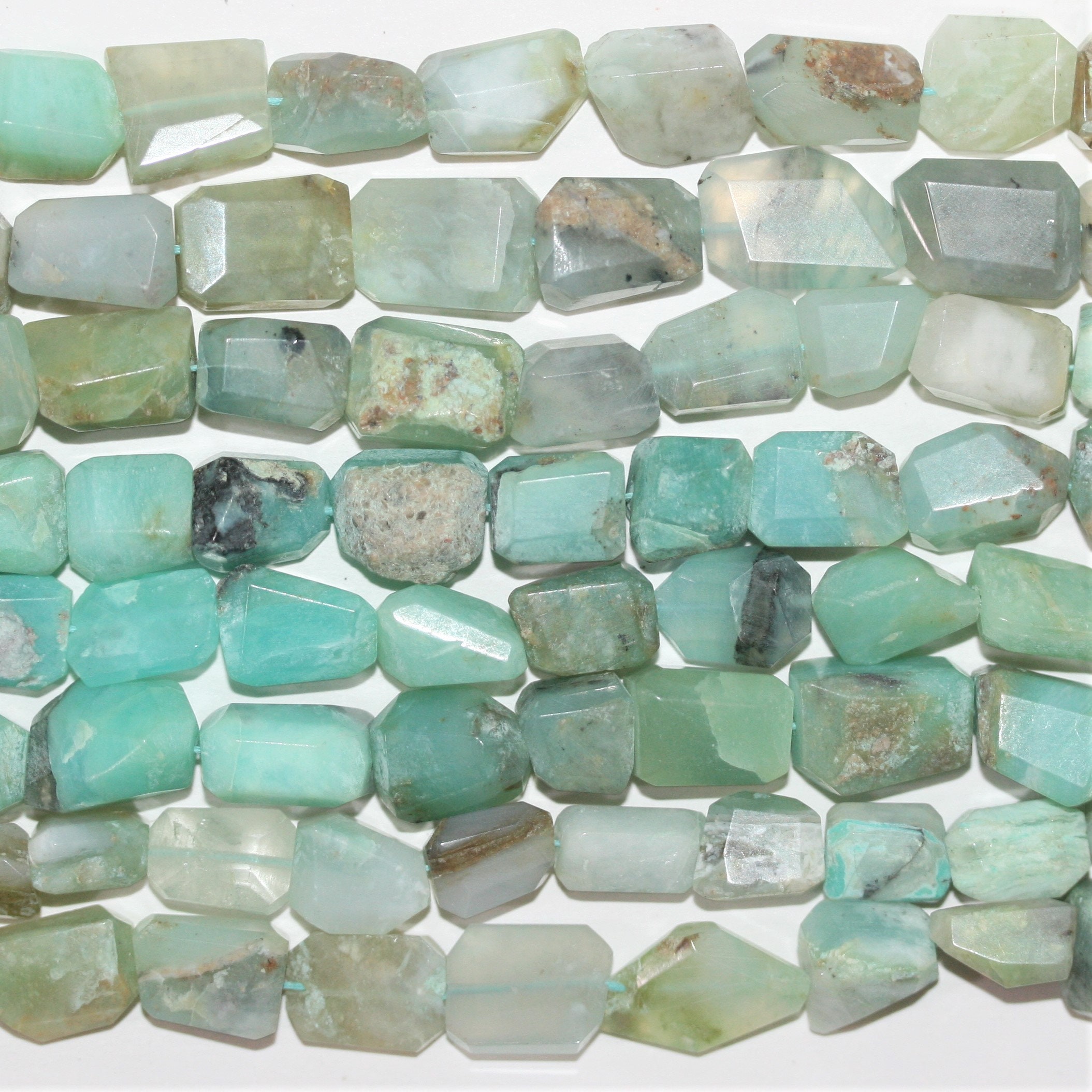 RARE GEMSTONE | Blue Peruvian Opal Gemstone Plain Roundels Beads 15 Inch  Strand Size 8-9 MM Gemstone Making Jewelry | Blue Opal Beads (65+ Beads