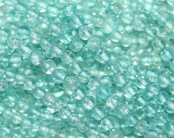 Perle rotonde in apatite a filo da 14 "2-3 mm.