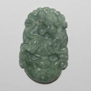 Burma Jade  Pendant 33x21mm