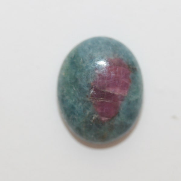 Ruby Zoisite Oval Cabochon 14.5x11.8mm 9.1ct Natural Untreated Gemstone
