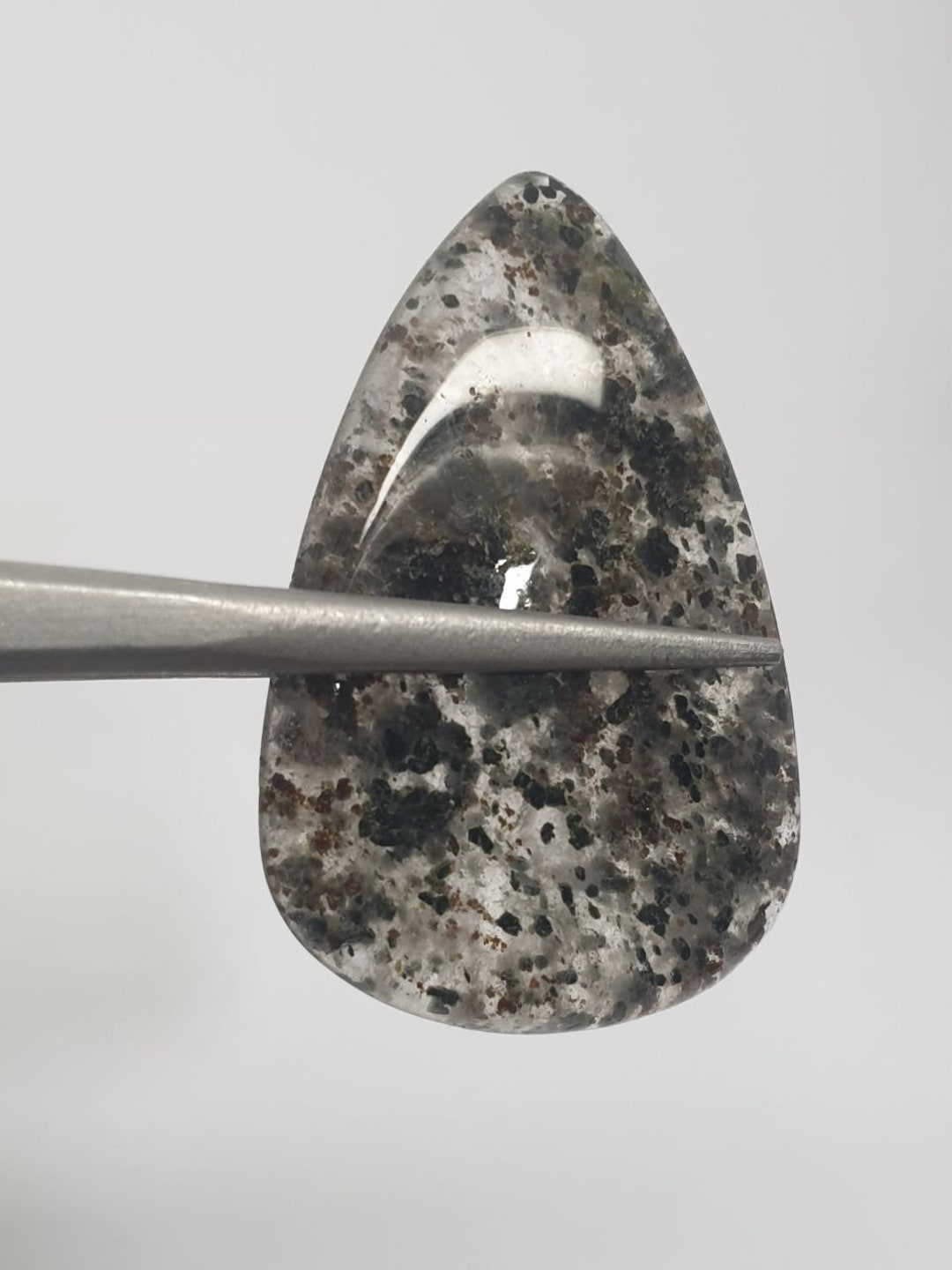 Pitaya Dragon Fruit Special Inclusions Quartz Smooth Drop 33.6x22.11mm ...