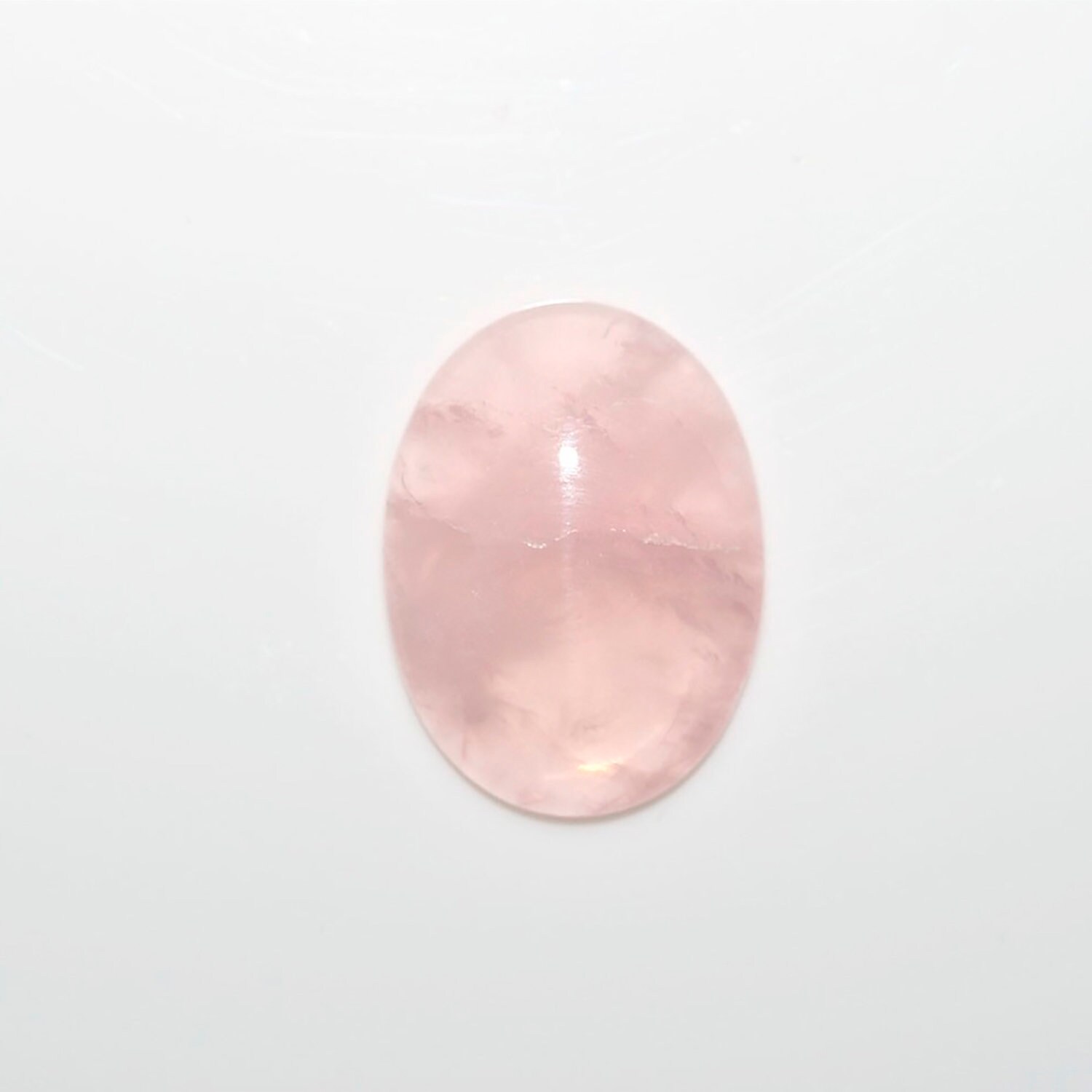 Rose Quartz Cabochons | 18x13mm Flatback Gemstones For Jewelry Making | Pack Of 10 | Healing Crystal DIY