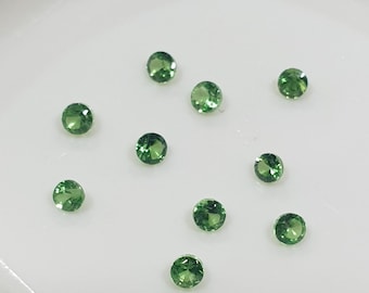 Perlas Esmeraldas Semipreciosas Naturales 3mm-3.5mm Perlas Esmeraldas Semipreciosas Naturales 3mm-3.5mm
