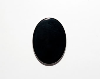 Lote de 6 cabujones planos ovalados de ónix de 18 x 13 mm. (6 piezas)