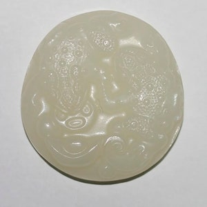 White Jade Pendant 50mm