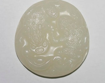 White Jade Pendant 50mm