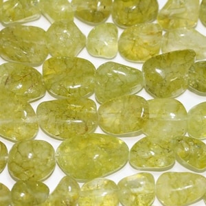 16&quot; St Quartz Smooth Nugget Beads 14x9mm. Approx.-Strand 40cm