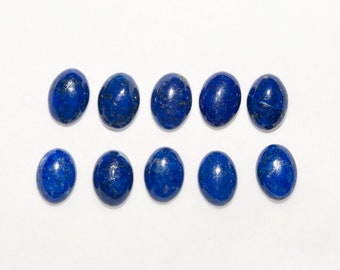 10 Stück Lapis Lazuli Oval Cabochon 7x5mm (10 Stk.)