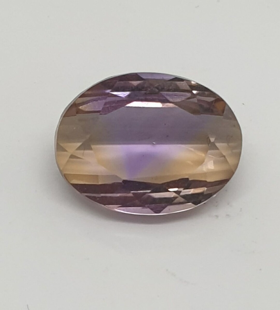 AAA Fancy Cut Bicolor Ametrine Amethyst and Citrine Faceted
