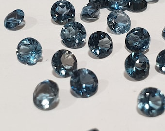 Saphir Bleu Naturel D'Australie – 5x4 Mm (0.32 Ct), Chauffé, Pierre Précieuse