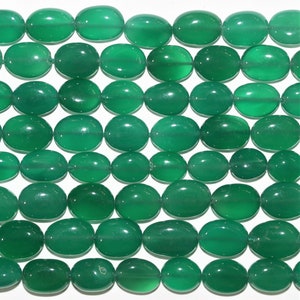 14&quot; St Green Onyx Smooth Nugget Beads 10x9-13x9mm. Approx.- Strand 36cm.