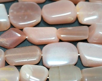 14" St Multicolor Moonstone Smooth Nugget Beads 18x12 mm. Approx.-Strand 37cm