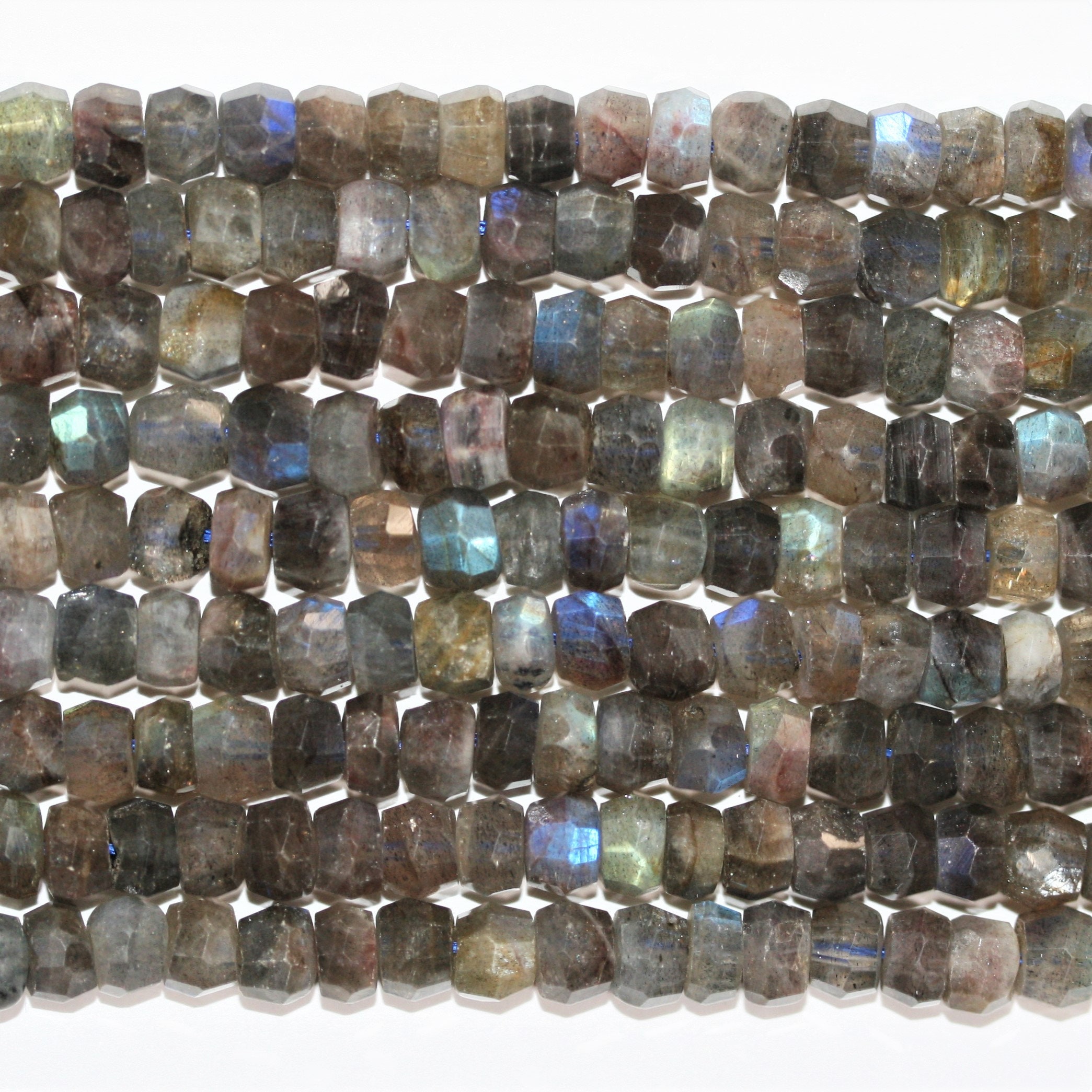 Perline di labradorite grigio intenso da 13 mm, grado AA+, perline sfuse rotonde a mezzo filo di vera pietra preziosa naturale, 7,5 (124413h-389) - Italia