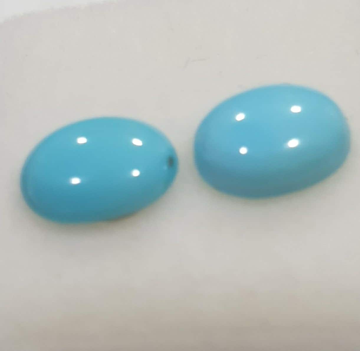 8x6mm Oval Faux Turquoise Stones, Turquoise Cabochons, Oval Cabochons, Jewelry  Making, Western Jewelry, Bezel Setting, Flat Back Stones 