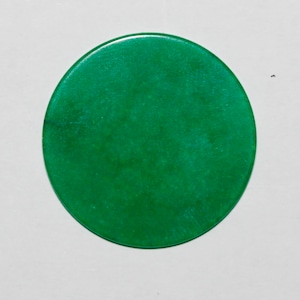 2Pcs Lot  Dyed  Green Jade Round Flat Cabochon 30mm (2 pcs)