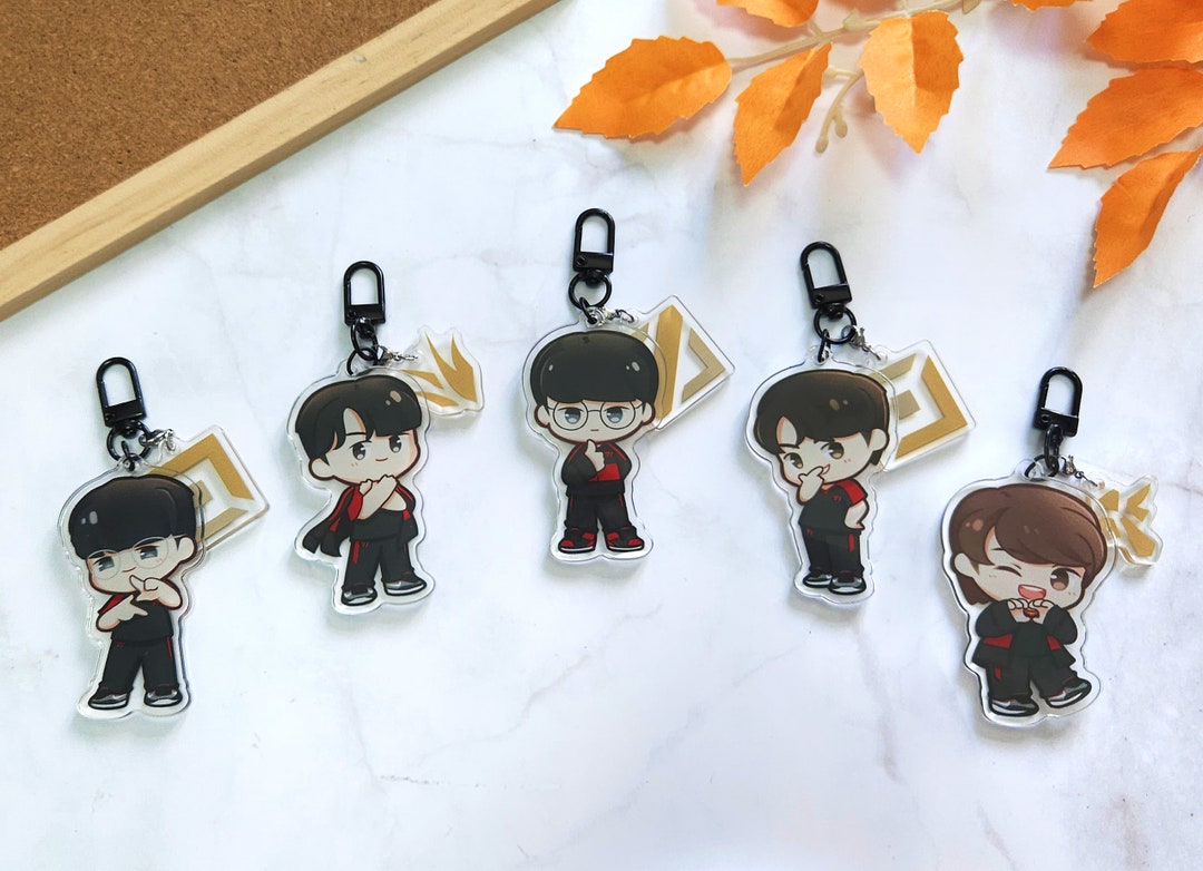 League of Legends Acrylic Charms | T1 Acrylic Charms - Faker