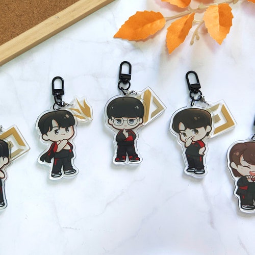 League of Legends Acrylic Charms | T1 Acrylic Charms - Faker, Zeus