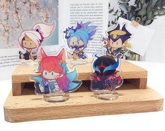 League of Legends Acrylic Standees | Mid Champions Vol.1 Yasuo, Akali, Leblanc, Ahri, Zed