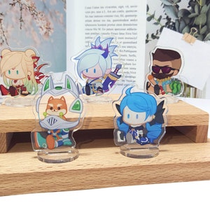 League of Legends Acrylic Standees | Top Champions Vol.1 Irelia, Riven, GP, Nasus, Gwen