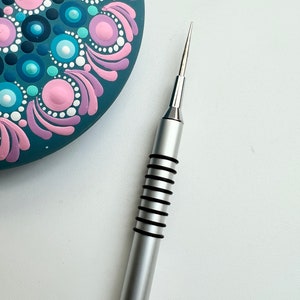 Dotting tool for swooshes, embossing and dotting tool for dot painting, dot art, painting mandala stones, dot painting image 5